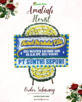 Papan Bunga Duka di Jambi Timur