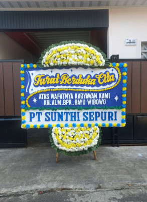 Papan Bunga Duka di Jambi Timur