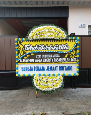 Papan Bunga Duka di Jambi Timur